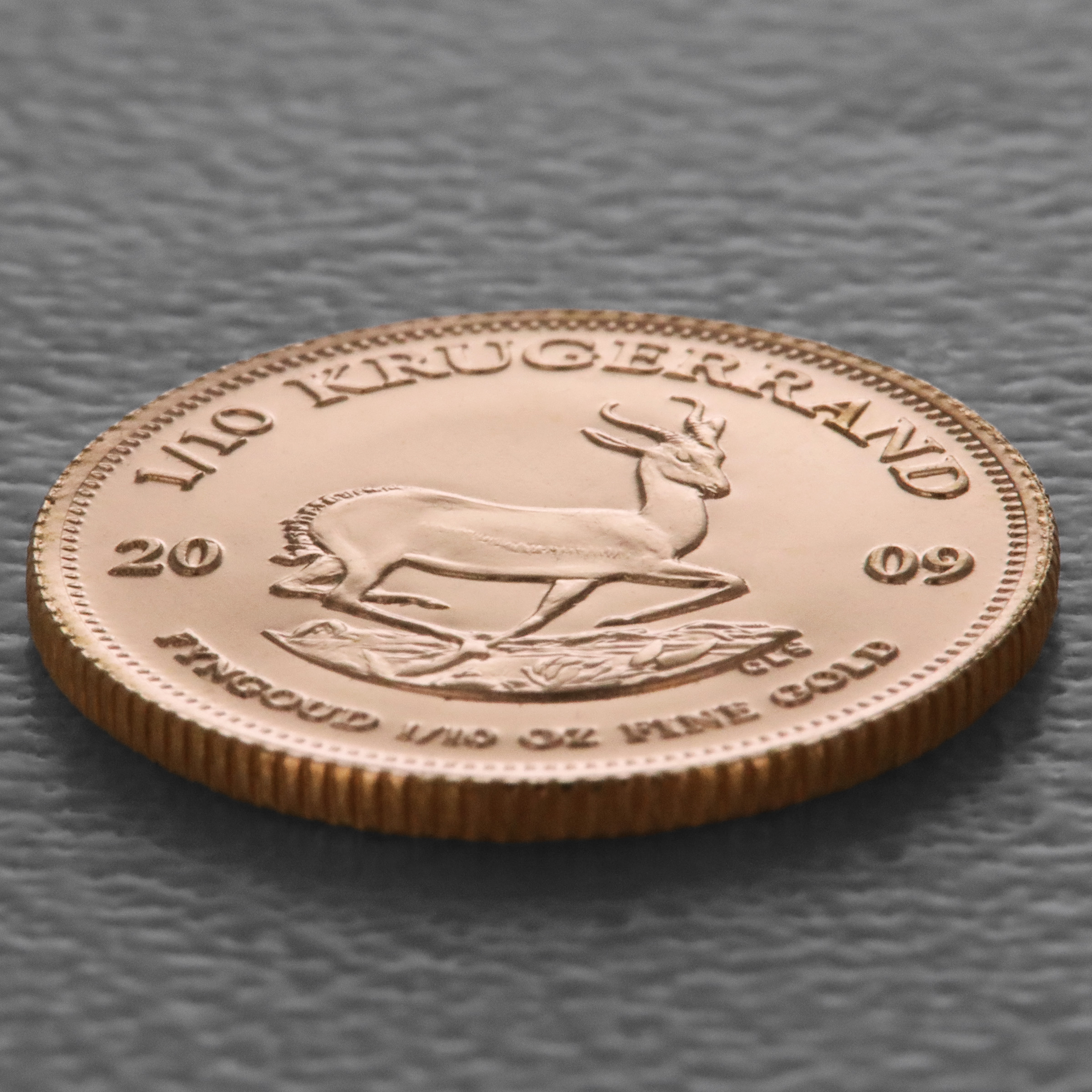Goldmünze 1/10oz "Krügerrand" 2009 (Südafrika) - Detailansicht 2