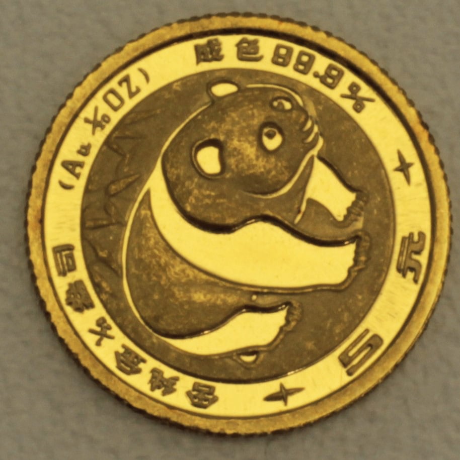 Goldmünze 1/20oz "Panda" 1983 (China) - Hauptansicht