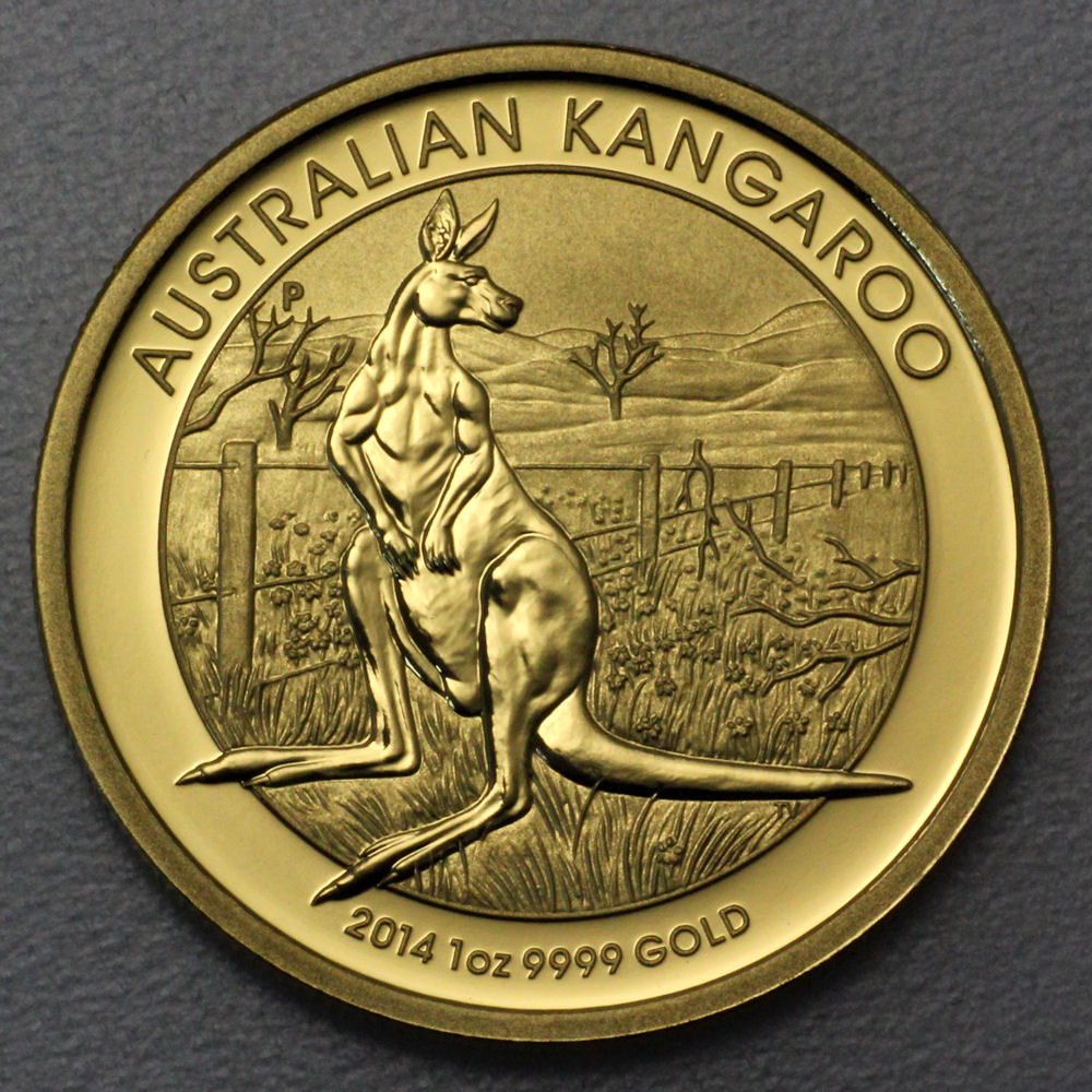 Goldmünze 1oz "Känguru" 2014 (Australien) - Hauptansicht