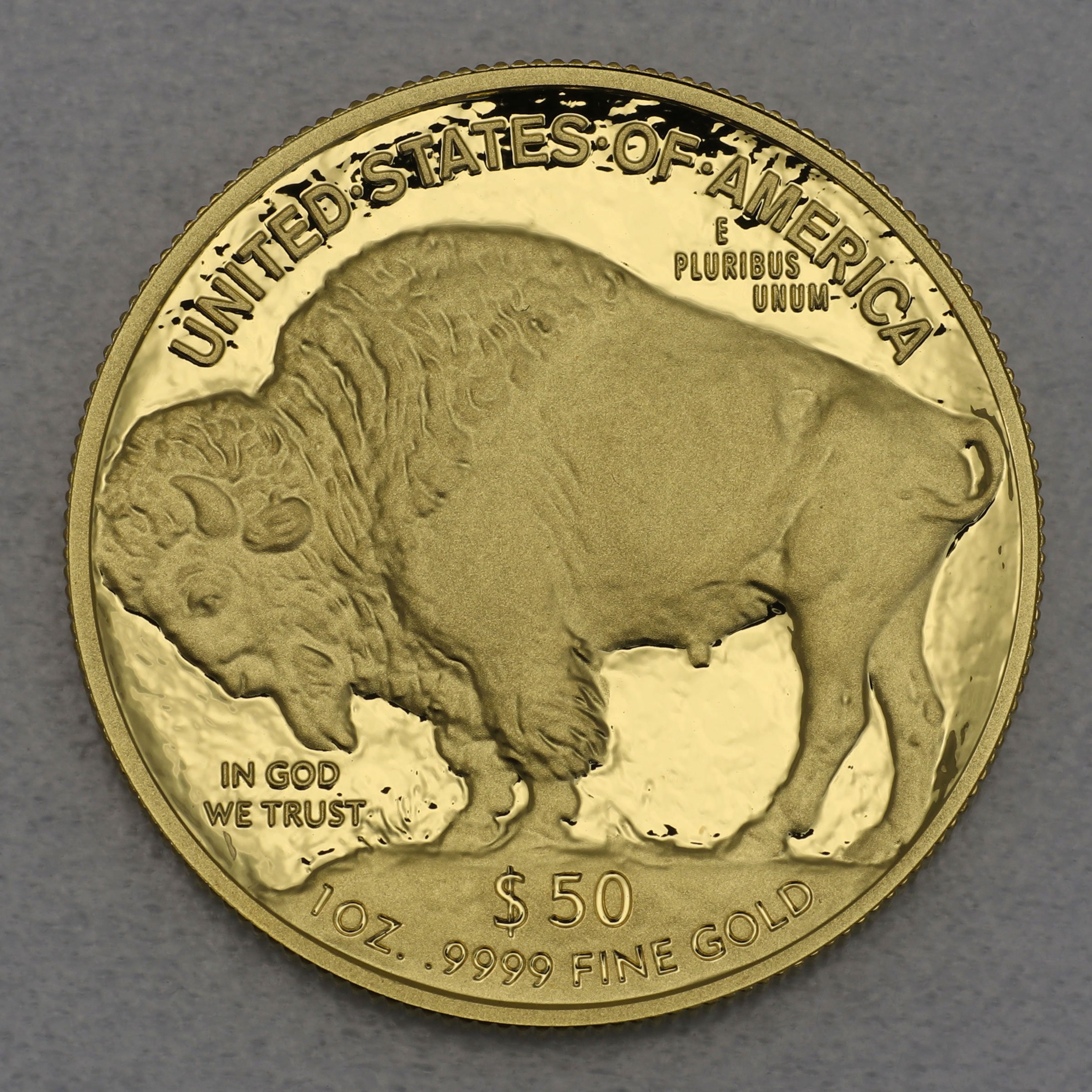 Goldmünze 1oz "American Buffalo" (PP) (USA) - Detailansicht 1