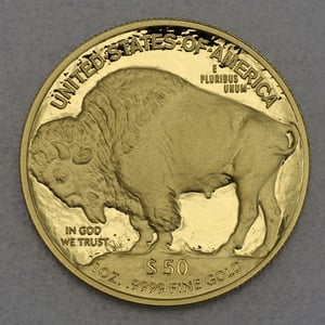 Goldmünze 1oz "American Buffalo" (PP) (USA) - Miniaturansicht 2