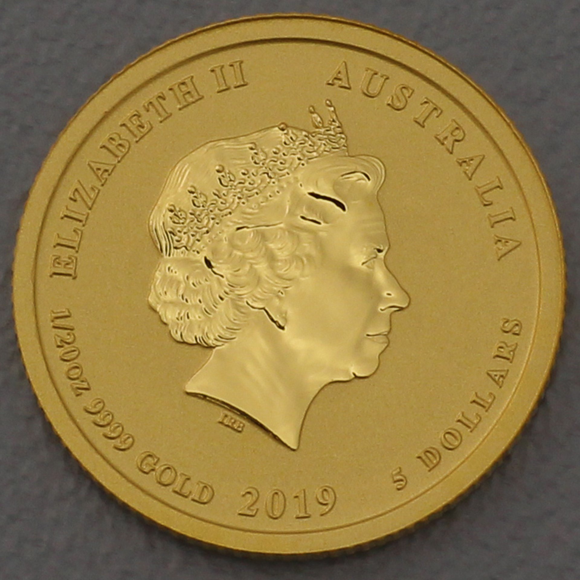 Goldmünze 1/20oz "Schwein" 2019 Lunar II – Year of the Pig (Australien) - Detailansicht 1
