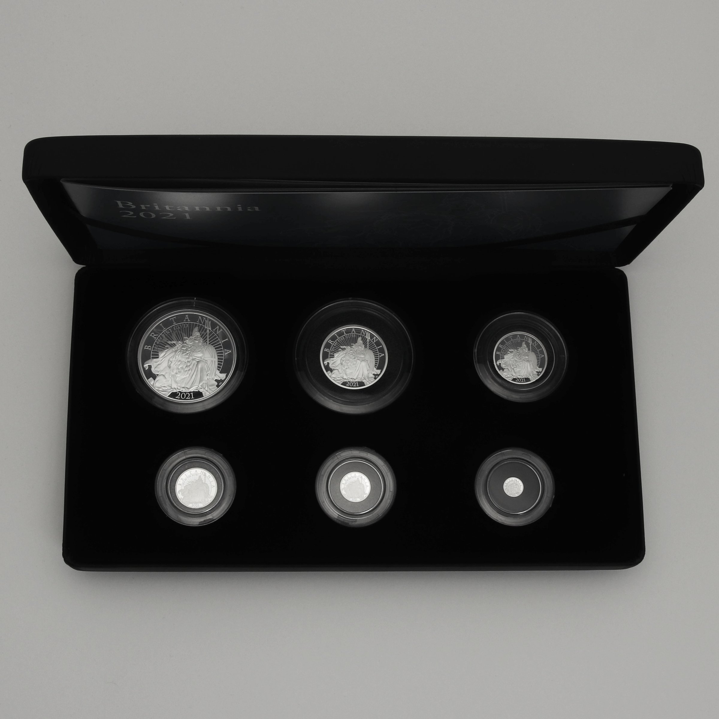 Silbermünzen "Britannia" 2021 (PP) Set – 6-teilig (Großbritannien) - Detailansicht 2