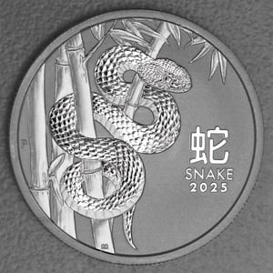 Platinmünze 1oz "Schlange" 2025 Lunar III – Year of the Snake 19% (Australien) - Hauptansicht
