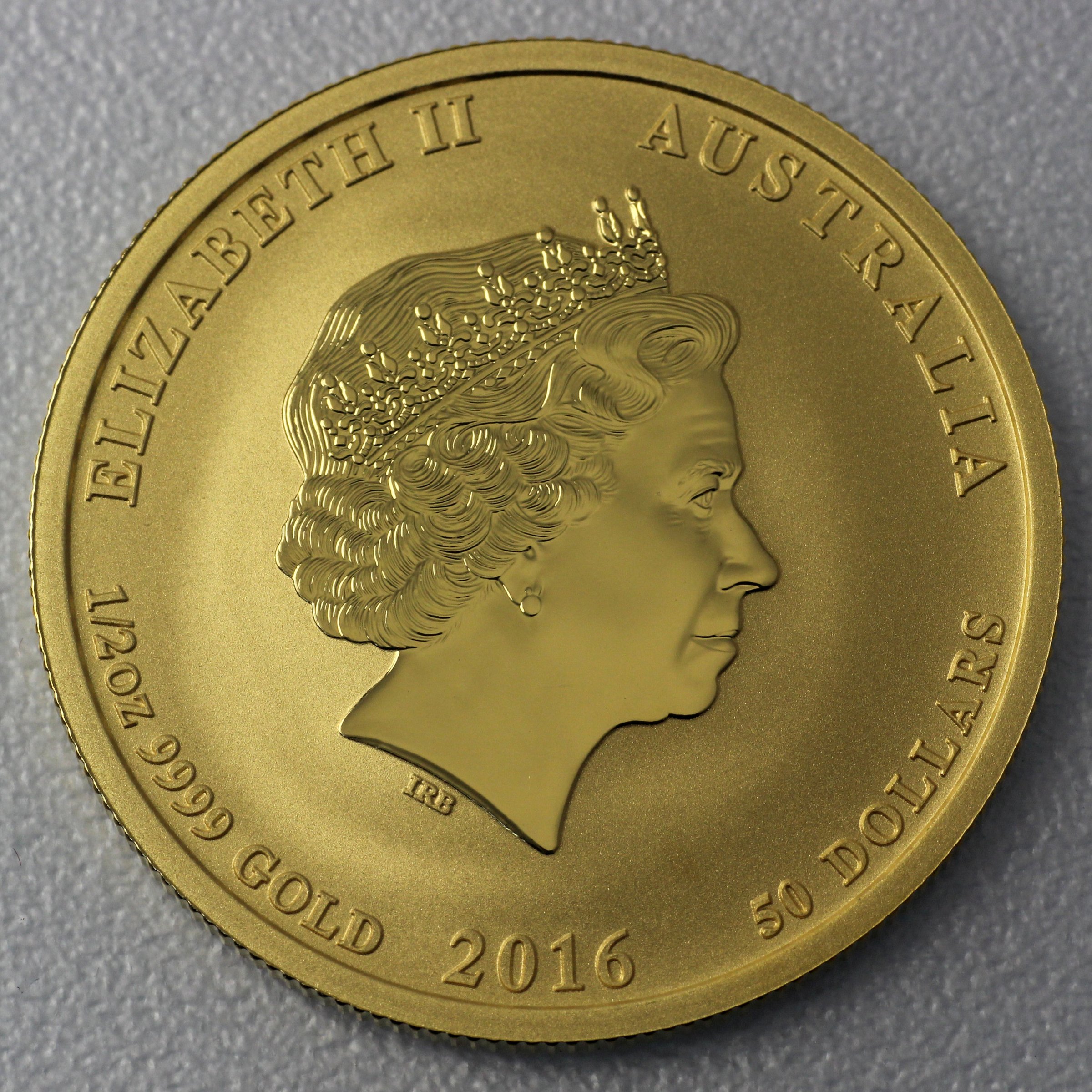 Goldmünze 1/2oz "Affe" 2016 Lunar II – Year of the Monkey (Australien) - Detailansicht 1