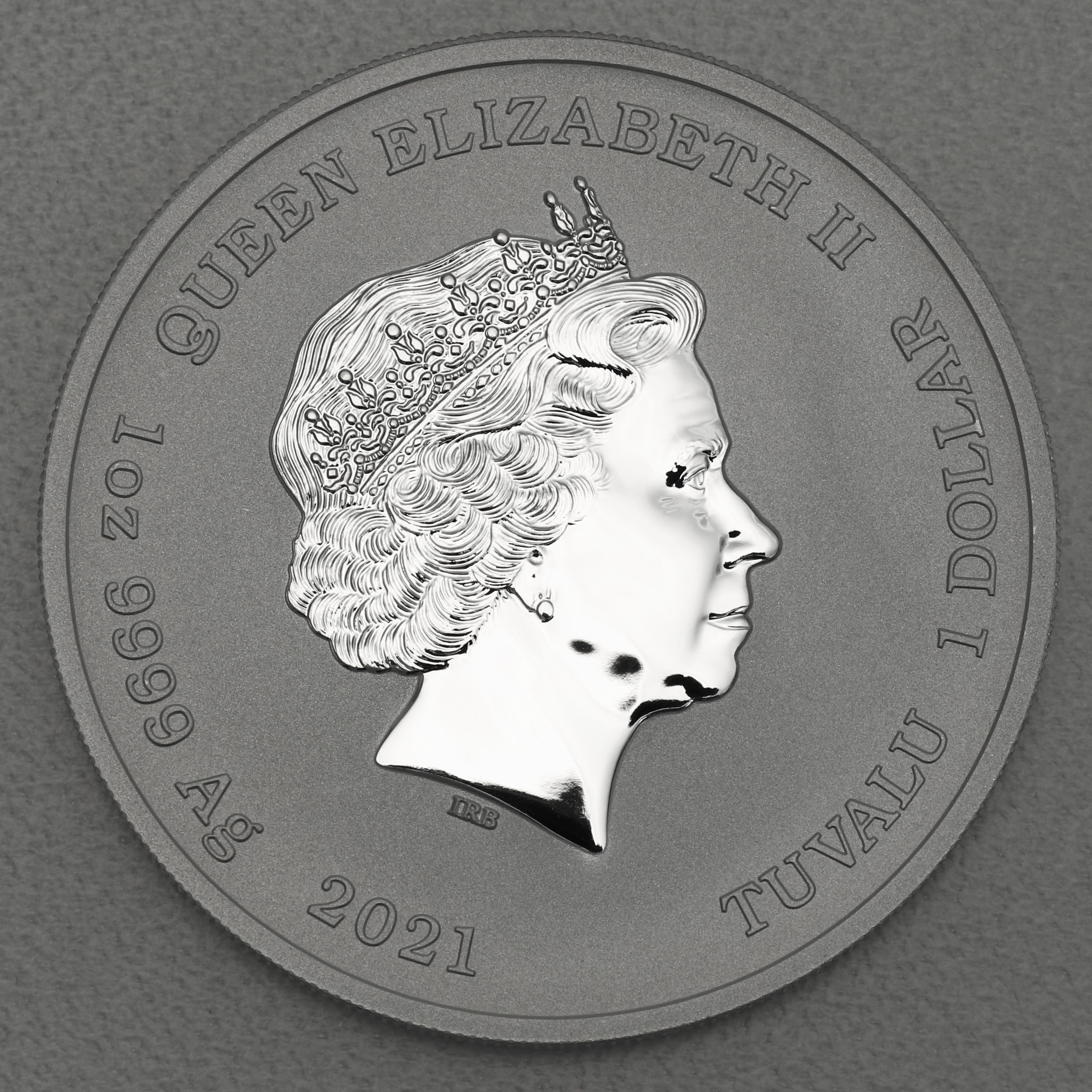 Silbermünze 1oz "Poseidon" 2021 Gods of Olympus (Tuvalu) - Detailansicht 1