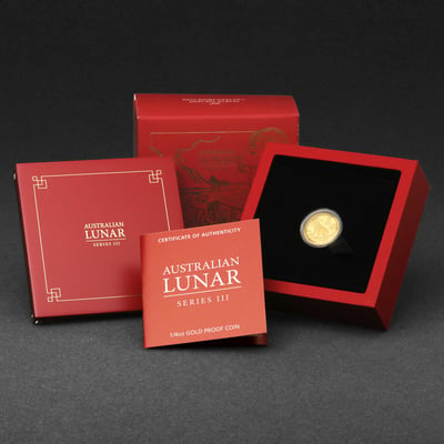 Goldmünze 1/4oz "Ziege" 2027 (PP) Lunar III – Year of the Goat (Australien) - Miniaturansicht 5