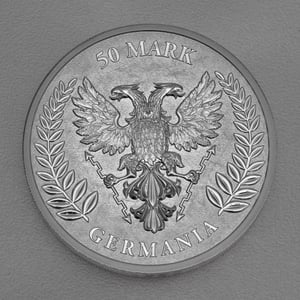Silbermedaille 10oz "Germania" 2022 (Polen) - Miniaturansicht 2