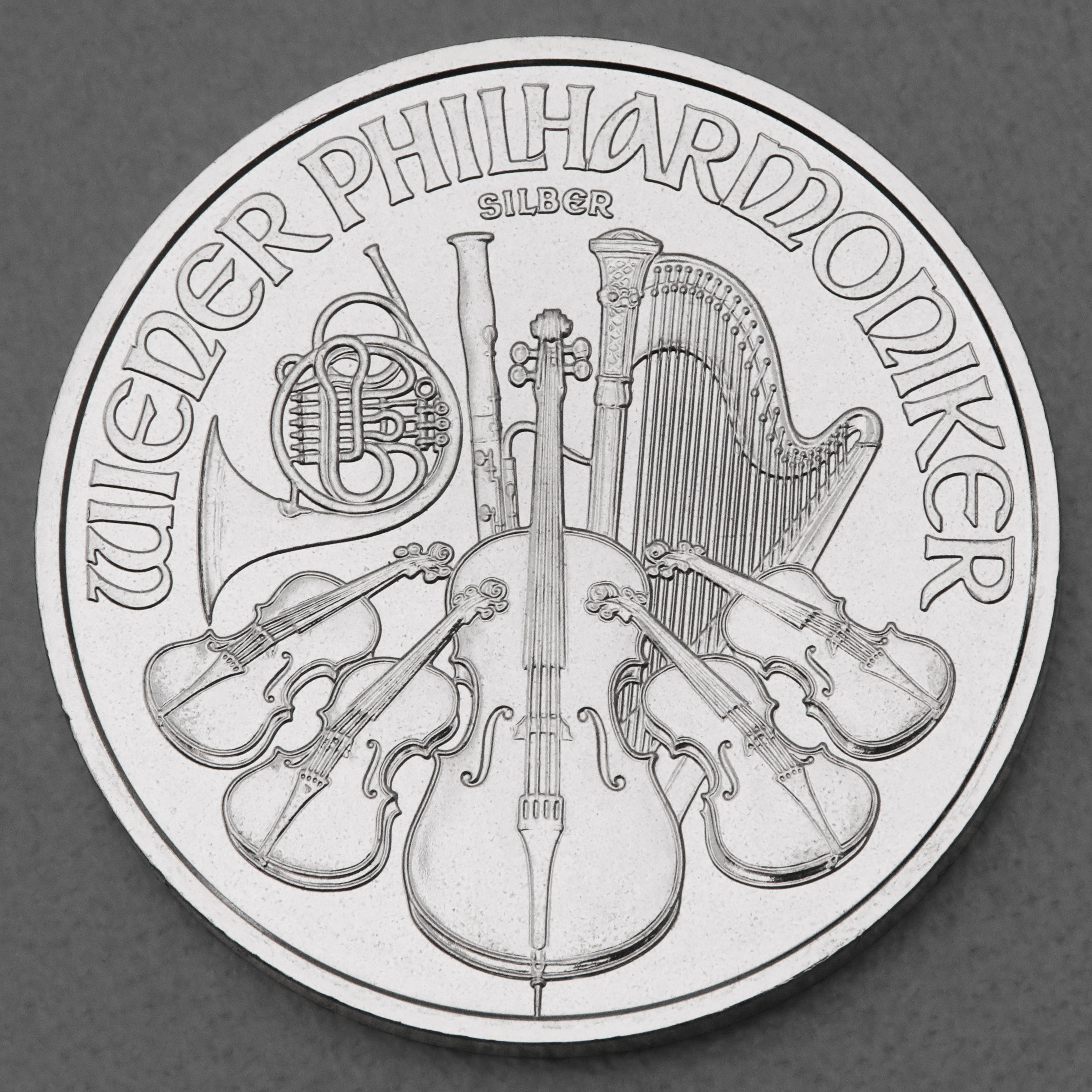 Silbermünze 1oz "Wiener Philharmoniker" aktueller Jahrgang diff. (Österreich) - Hauptansicht