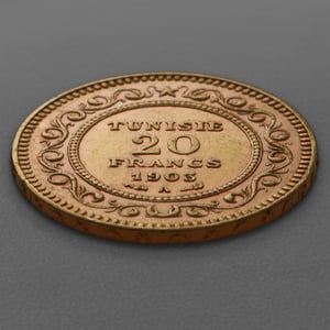 Goldmünze 20 Francs "Tunisie" (Tunesien) - Miniaturansicht 8