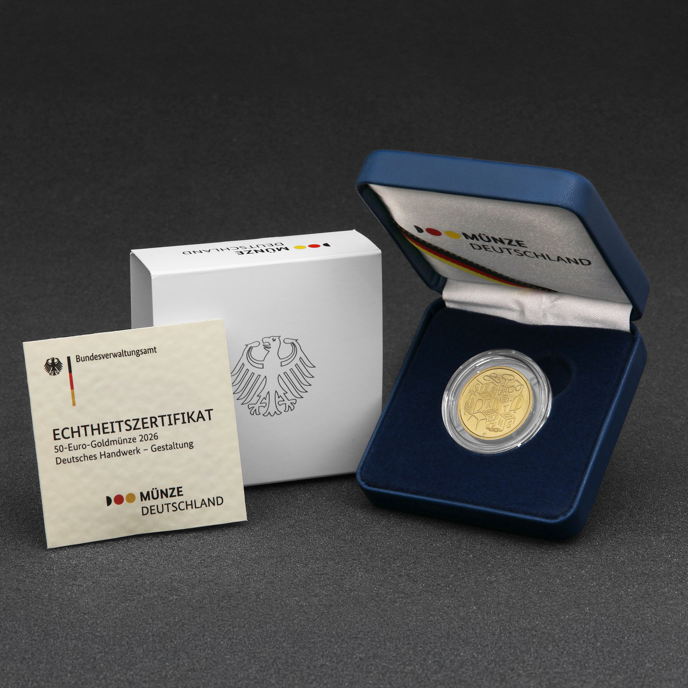 Goldmünze 50 Euro "Gestaltung" 2026 Deutsches Handwerk (Deutschland) - Detailansicht 4