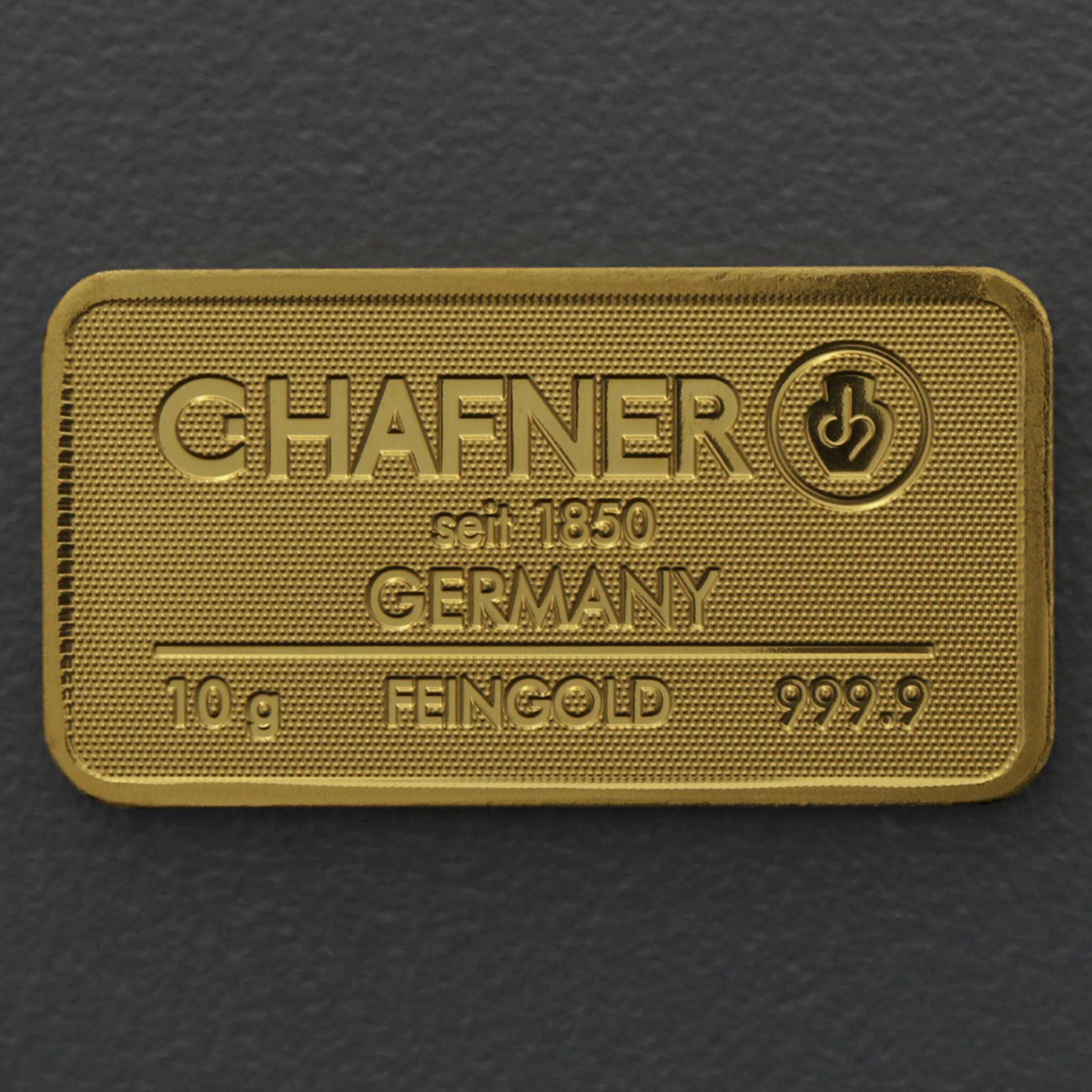 Goldbarren 10g C.HAFNER - "Resale" - Hauptansicht