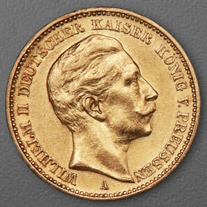 Goldmünze 20 Mark "Wilhelm II." 1900-A J.252 (Preußen) - Hauptansicht