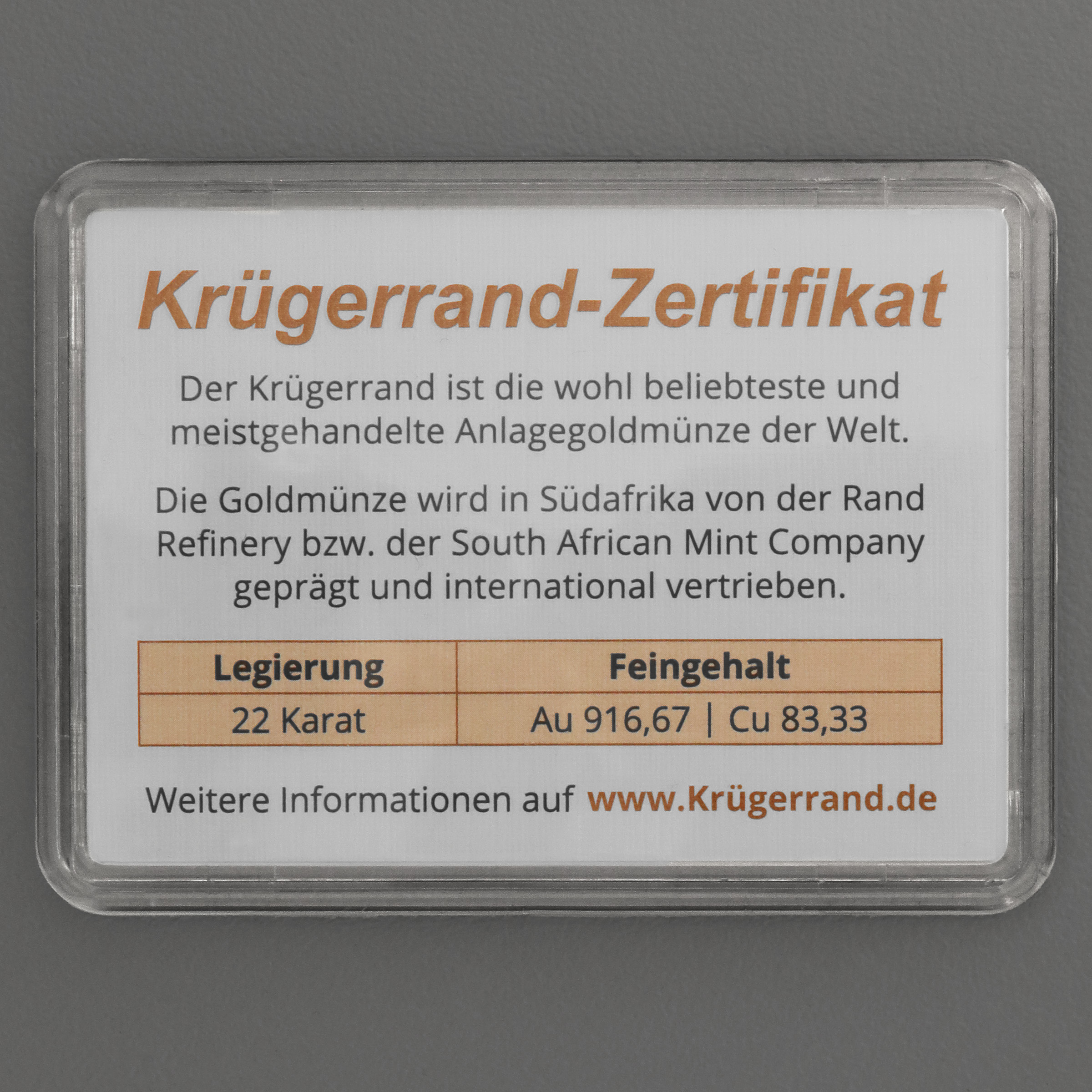 Goldmünze 1/10oz Krügerrand "Ottifant-Alles Gute" -Blümchen im Rüssel- (Südafrika) - Detailansicht 1