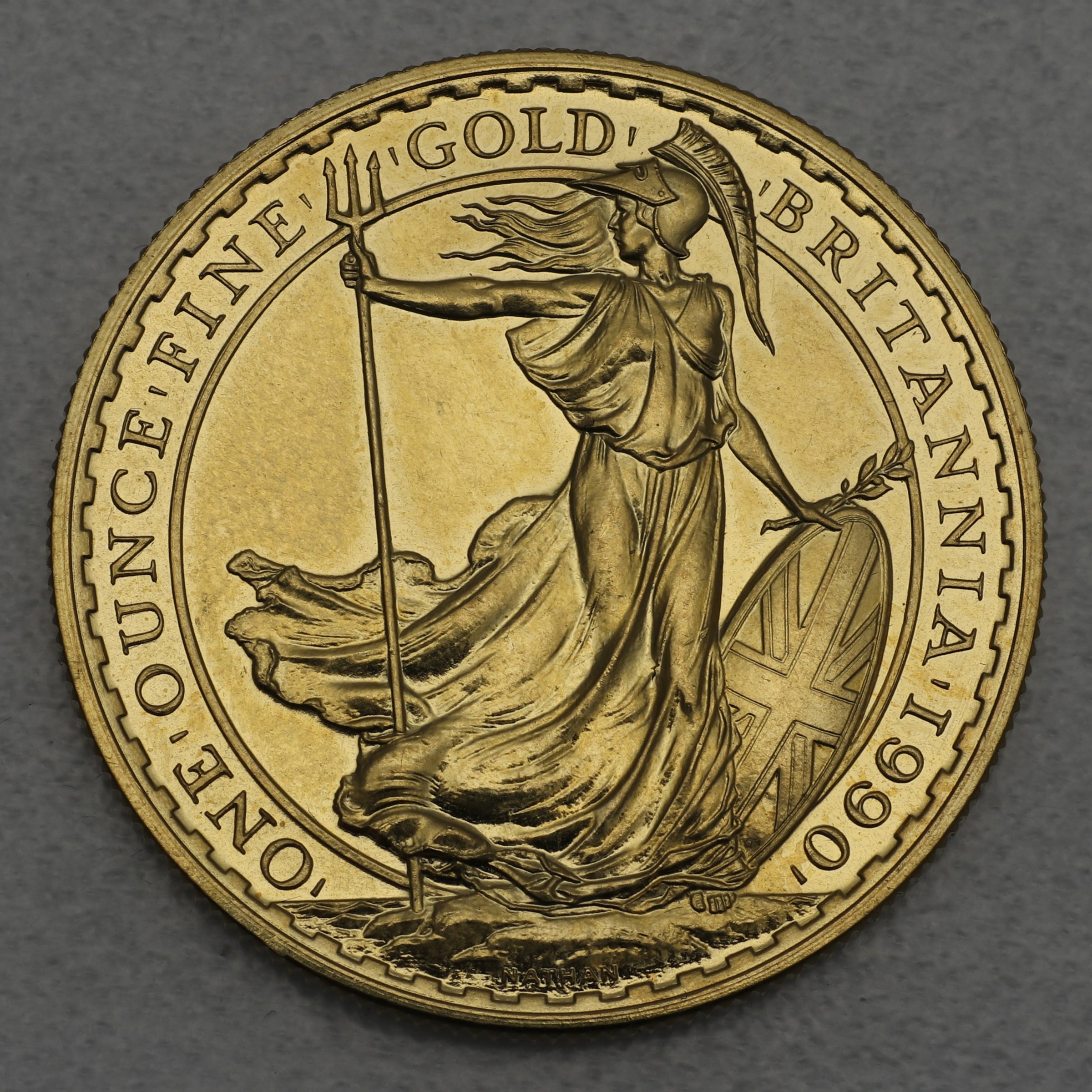 Goldmünze 1oz "Britannia" 1990 (Großbritannien) - Hauptansicht