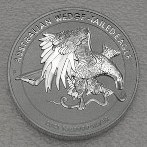 Silbermünze 1oz "Wedge-tailed Eagle" 2021 (Enhanced Reverse PP/HR) (Australien) - Miniaturansicht 1