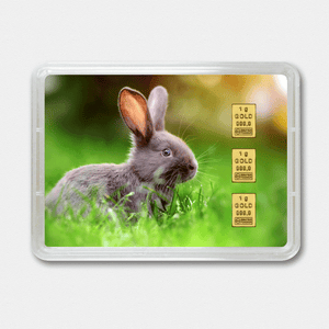 Goldbarren 3g "Ostern" (Flip) - Hauptansicht