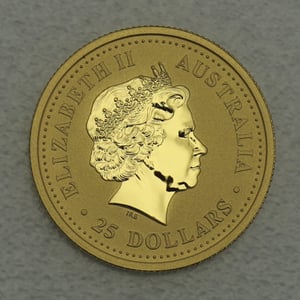 Goldmünze 1/4oz "Känguru" 2003 Australian Nugget (Australien) - Miniaturansicht 2