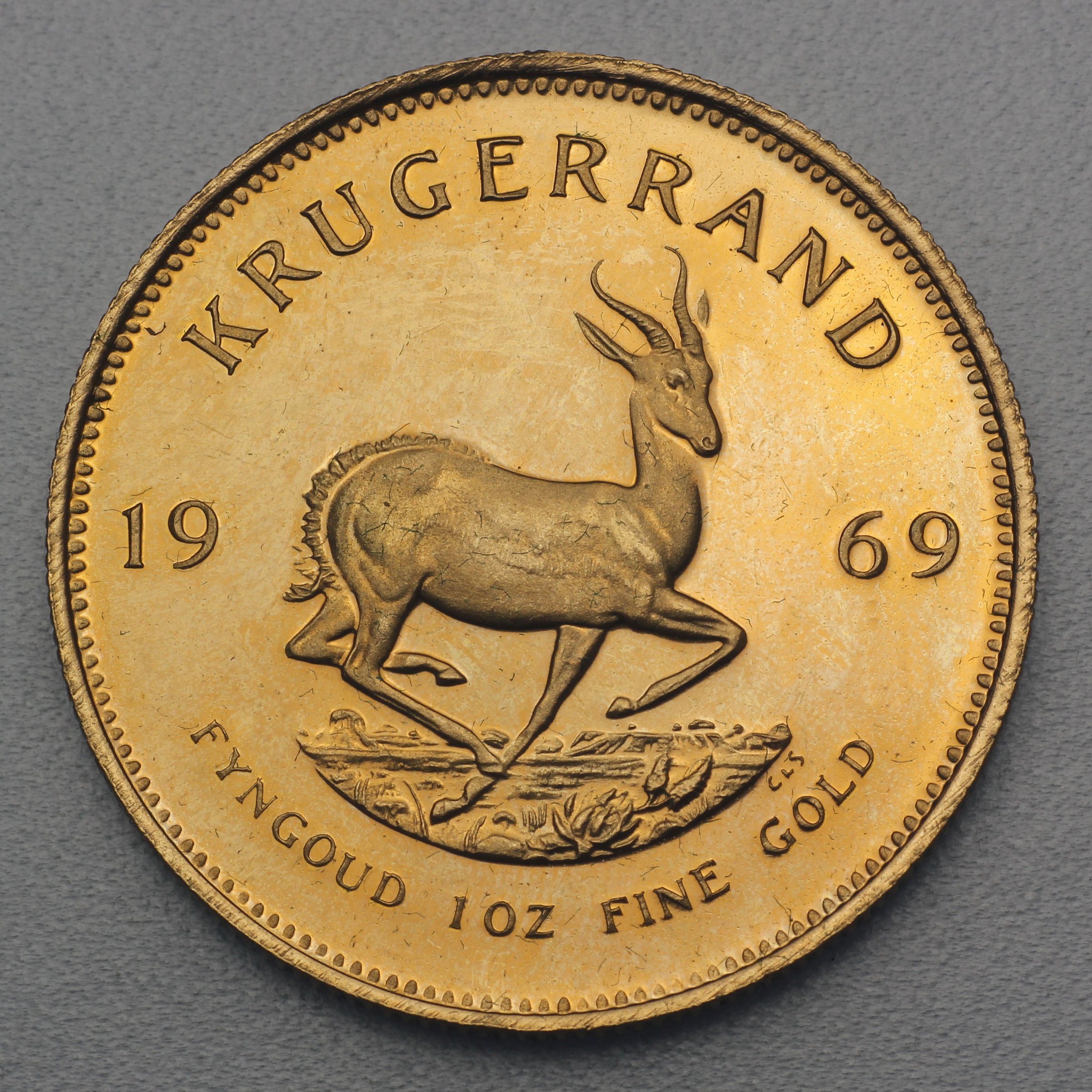 Goldmünze 1oz "Krügerrand" 1969 (Südafrika) - Hauptansicht