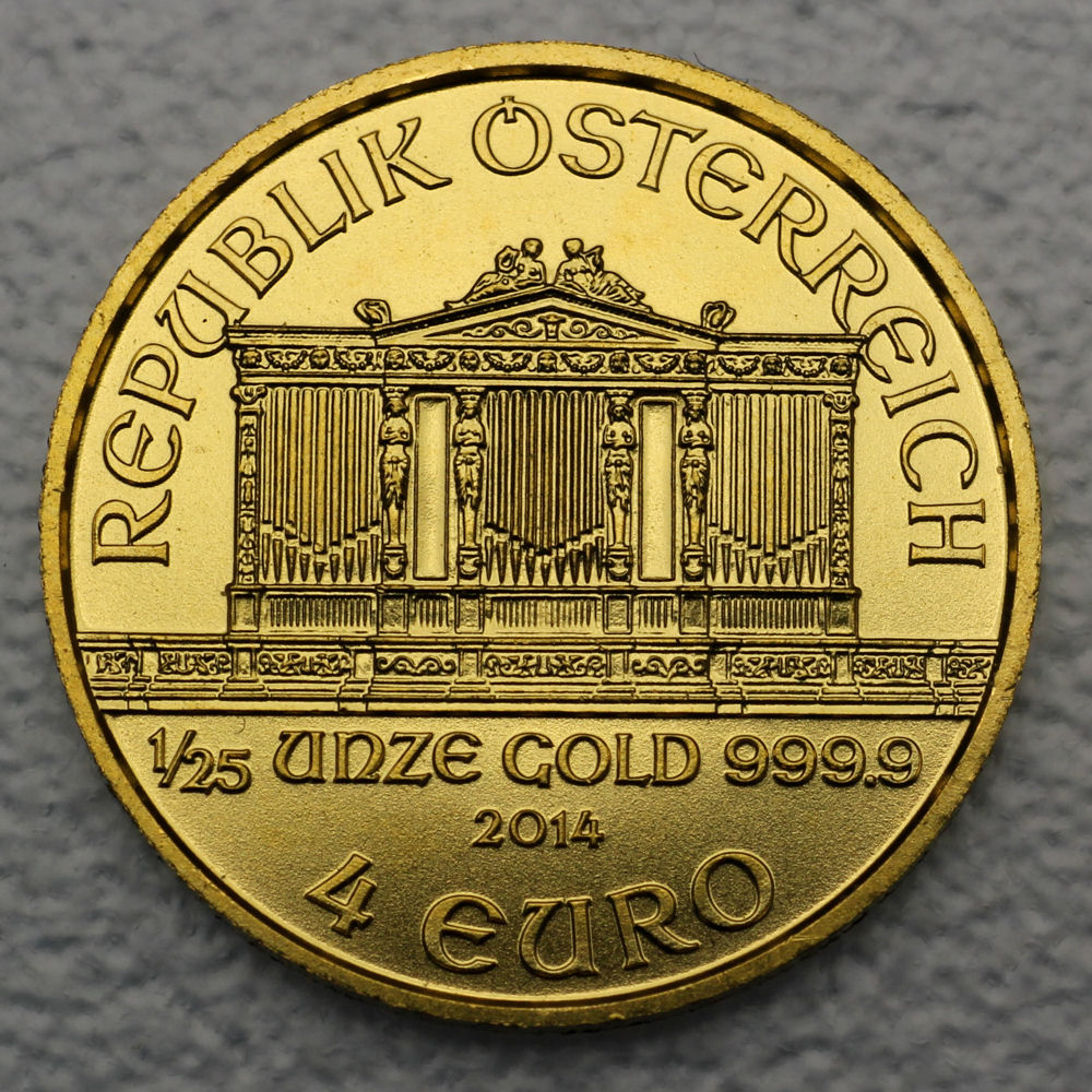 Goldmünze 1/25oz "Wiener Philharmoniker" verschiedene Jahrgänge (Österreich) - Detailansicht 1