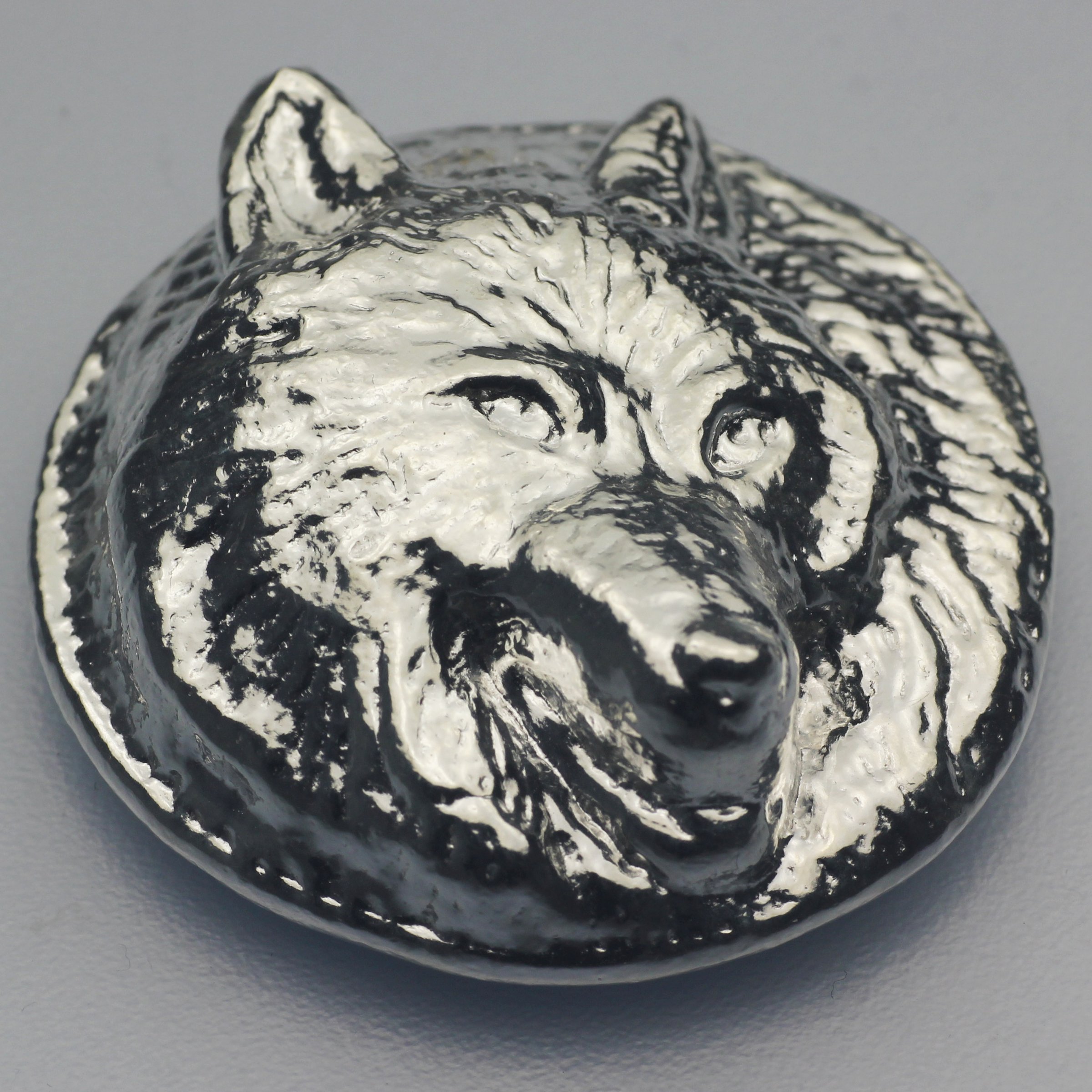 Silber 3-D Barren "Wolf" 5oz, gegossen - Hauptansicht
