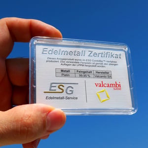 Platintafel (10x 1g Feinplatin) "CombiBar" - Miniaturansicht 5
