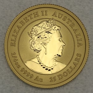 Goldmünze 1/4oz "Tiger" 2022 Lunar III – Year of the Tiger (Australien) - Miniaturansicht 2
