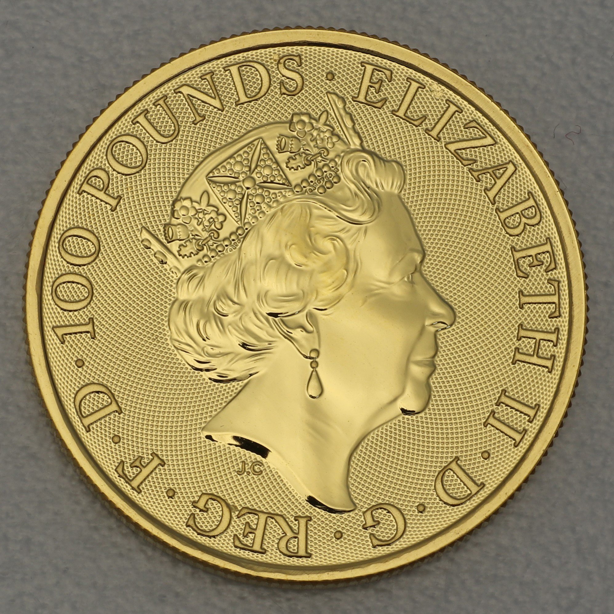 Goldmünze 1oz "Ratte" 2020 Lunar – Year of the Rat (Großbritannien) - Detailansicht 1