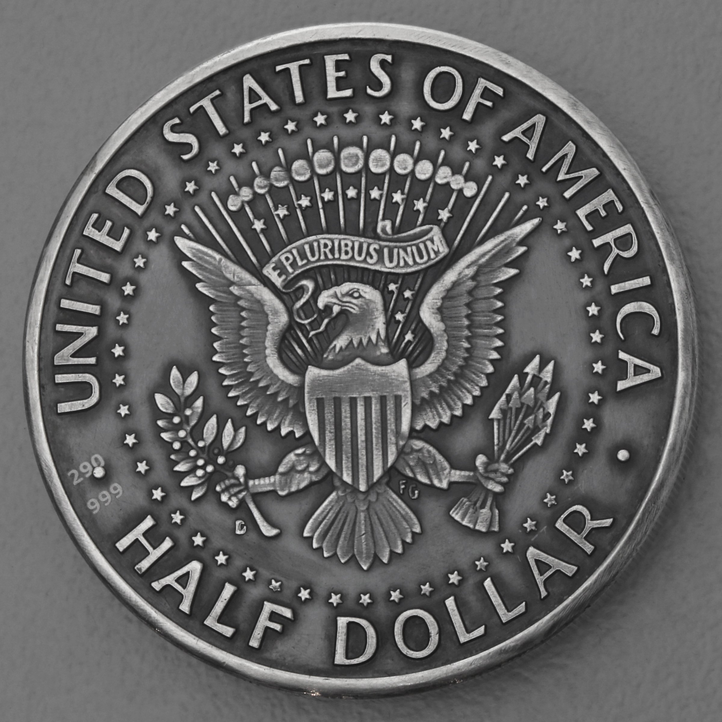 Silbermünze 2oz "The Witch" 1964 (UHR/koloriert) Roman Booteen Collection (USA) - Detailansicht 1