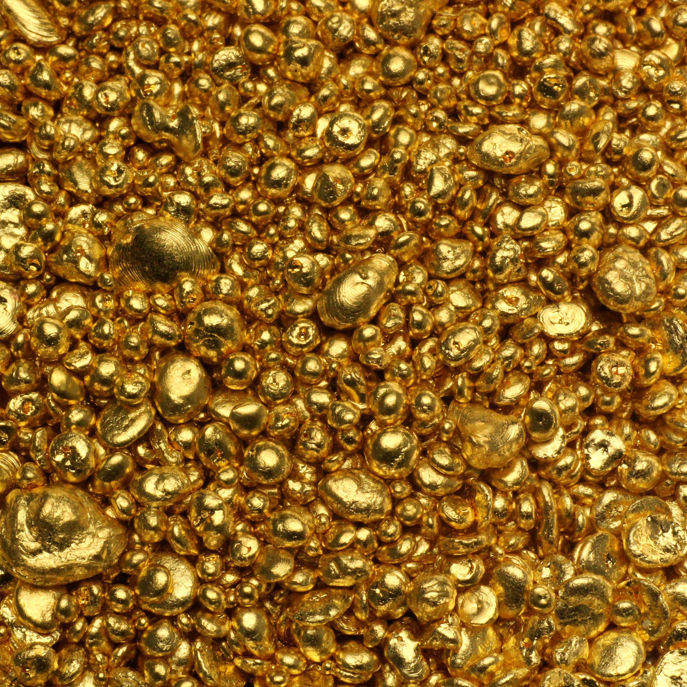 Flussgold-Goldgranulat 1g aus Deutschem Naturgold - Hauptansicht