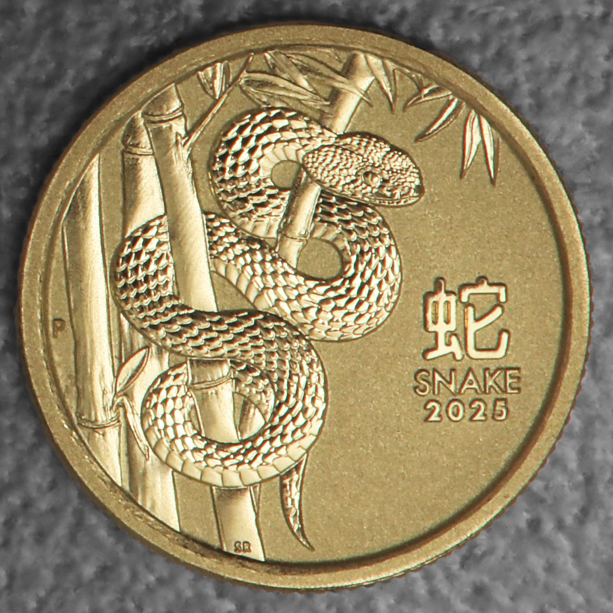 Goldmünze 1/20oz "Schlange" 2025 Lunar III – Year of the Snake (Australien) - Hauptansicht