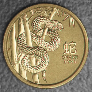 Goldmünze 1/20oz "Schlange" 2025 Lunar III – Year of the Snake (Australien) - Hauptansicht
