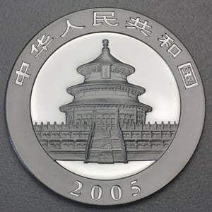 Silbermünze 1oz "Panda" 2005 (China) - Miniaturansicht 2