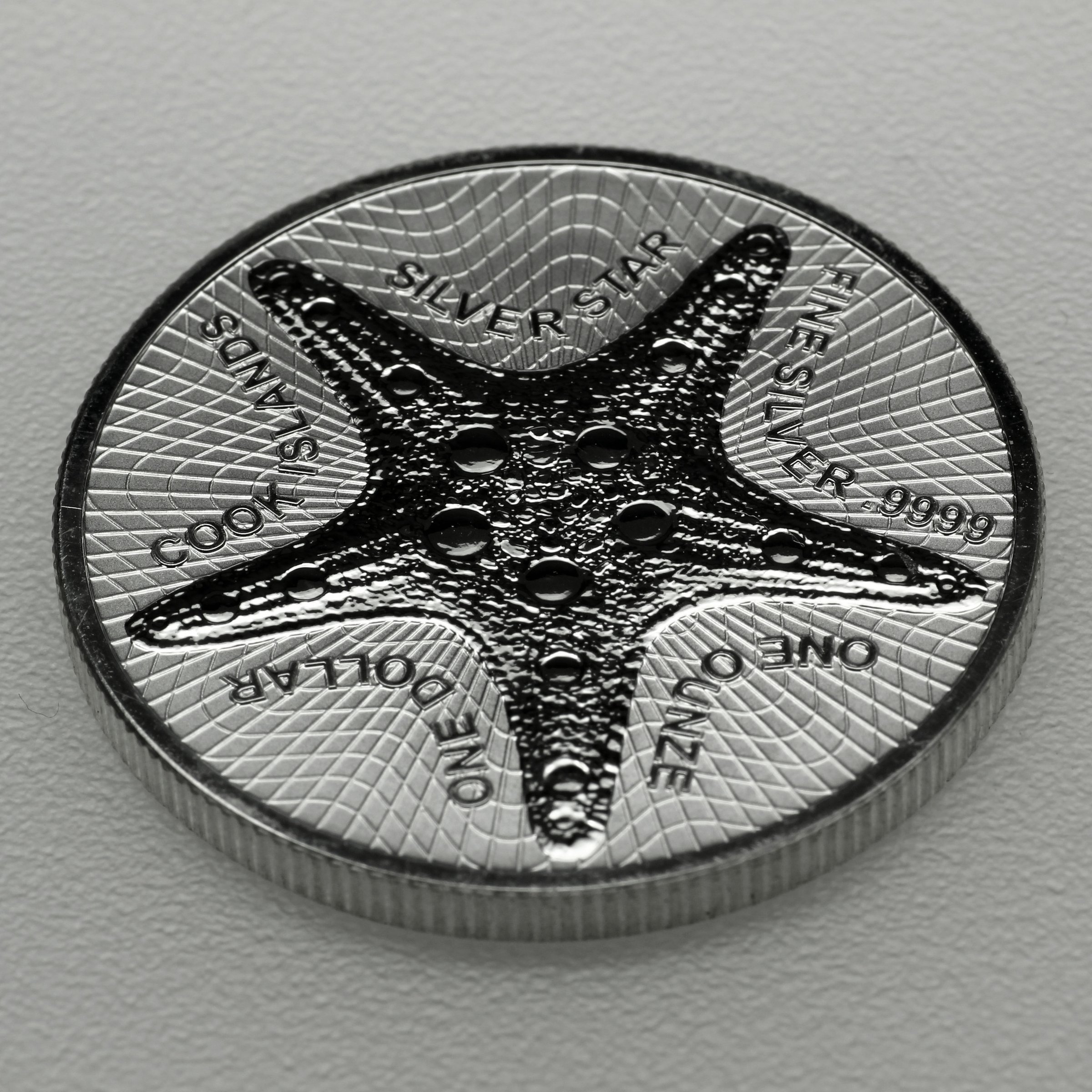 Silbermünze 1oz "Silver Star" 2019 Fehlprägung (Cook Islands) - Detailansicht 2