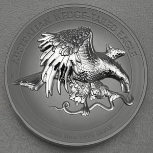 Silbermünze 10oz "Wedge-tailed Eagle" 2021 (Reverse PP/UHR) (Australien) - Miniaturansicht 1