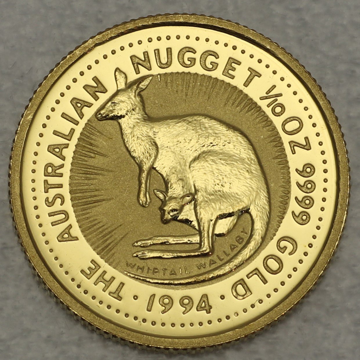 Goldmünze 1/10oz "Känguru" 1994 Australian Nugget (Australien) - Hauptansicht