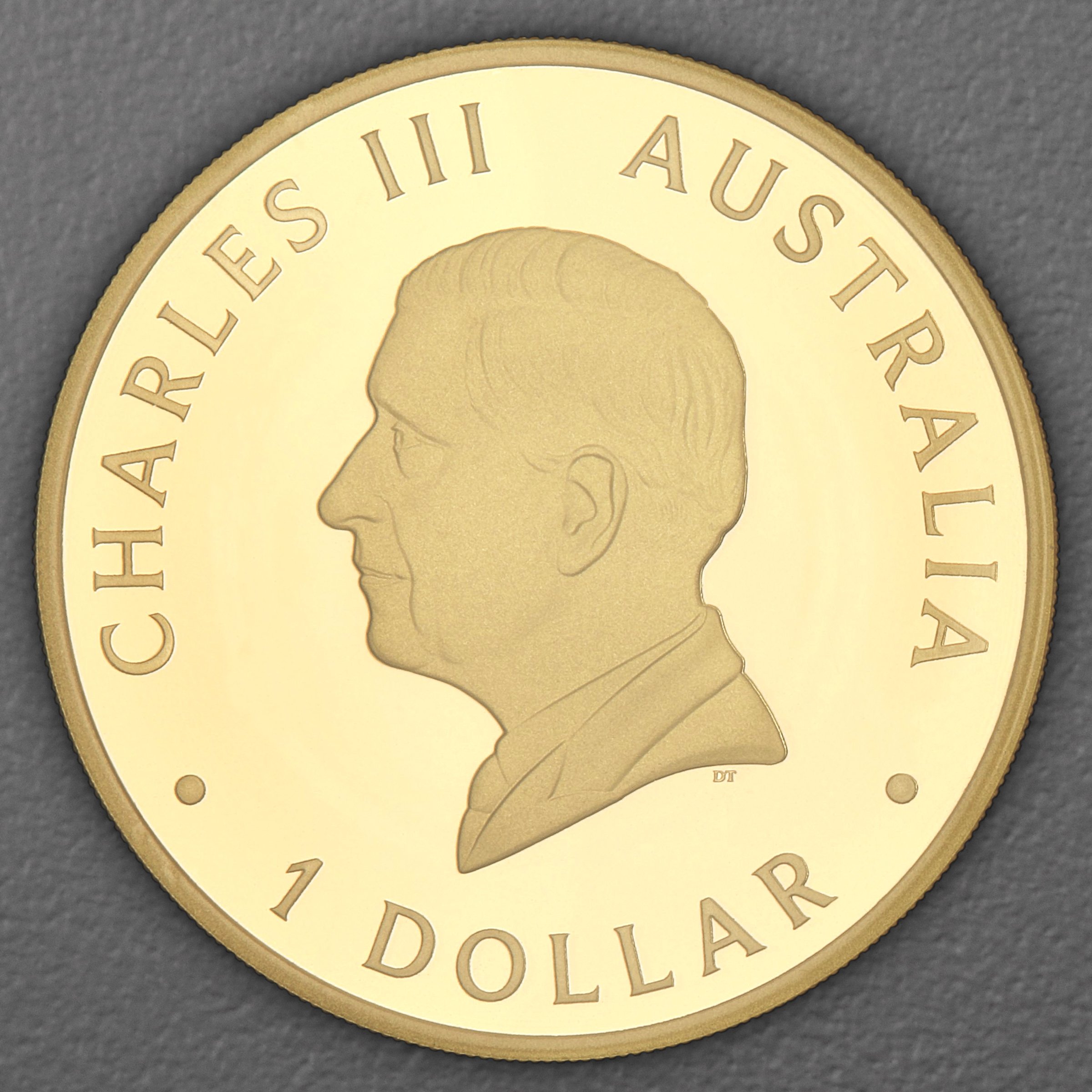 Silbermünze 1oz "Australian Nugget" (PP/vergoldet) Hobart Money Expo Special (Australien) - Detailansicht 1