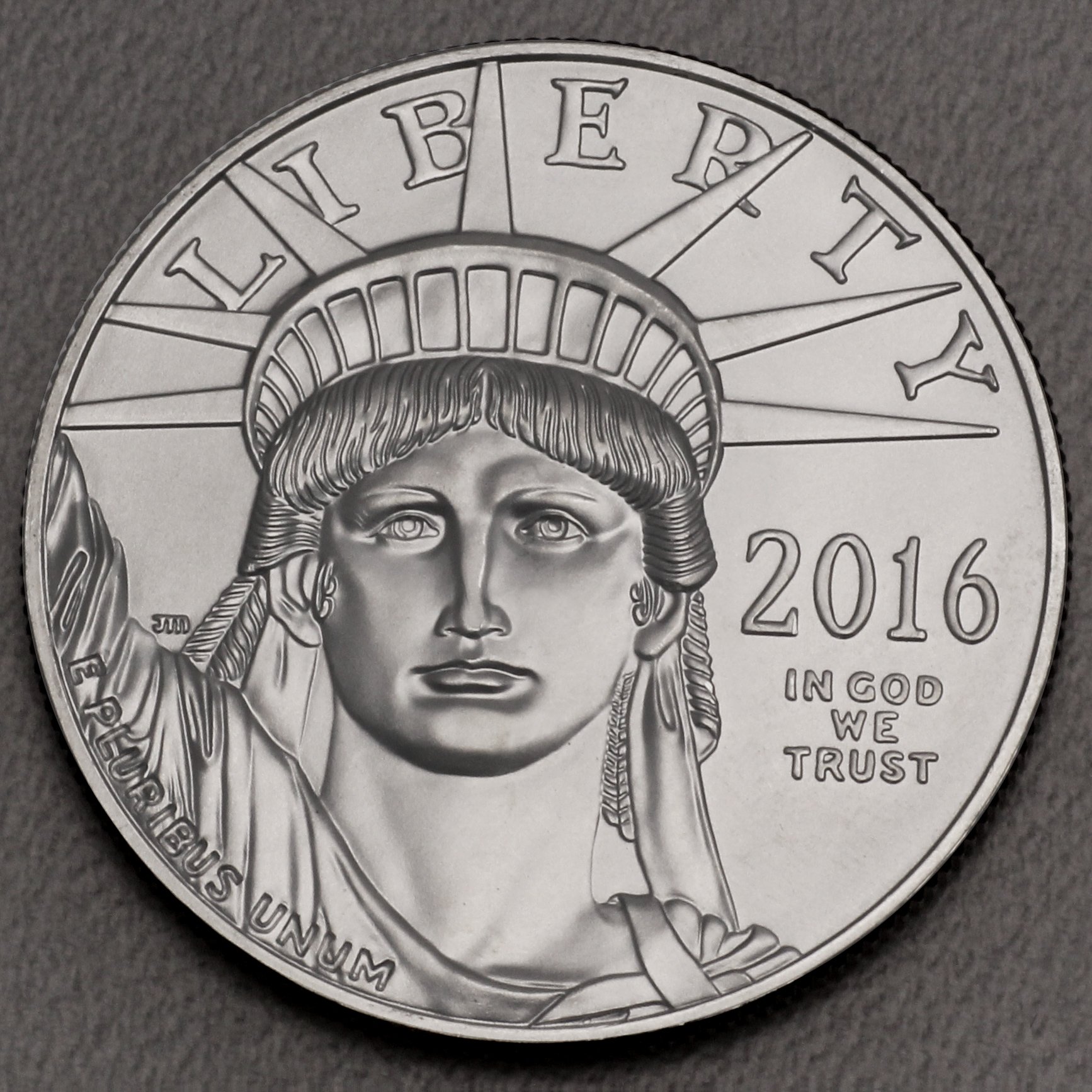 Platinmünze 1oz "American Eagle" (Pt) 19% (USA) - Hauptansicht