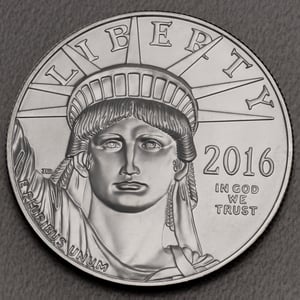 Platinmünze 1oz "American Eagle" (Pt) 19% (USA) - Hauptansicht