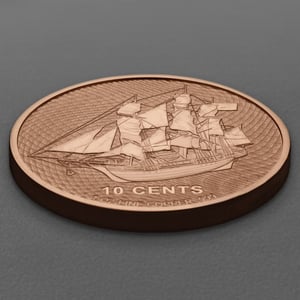 Kupfermünze 1oz "Bounty" 2026 (Cook Islands) - Miniaturansicht 3