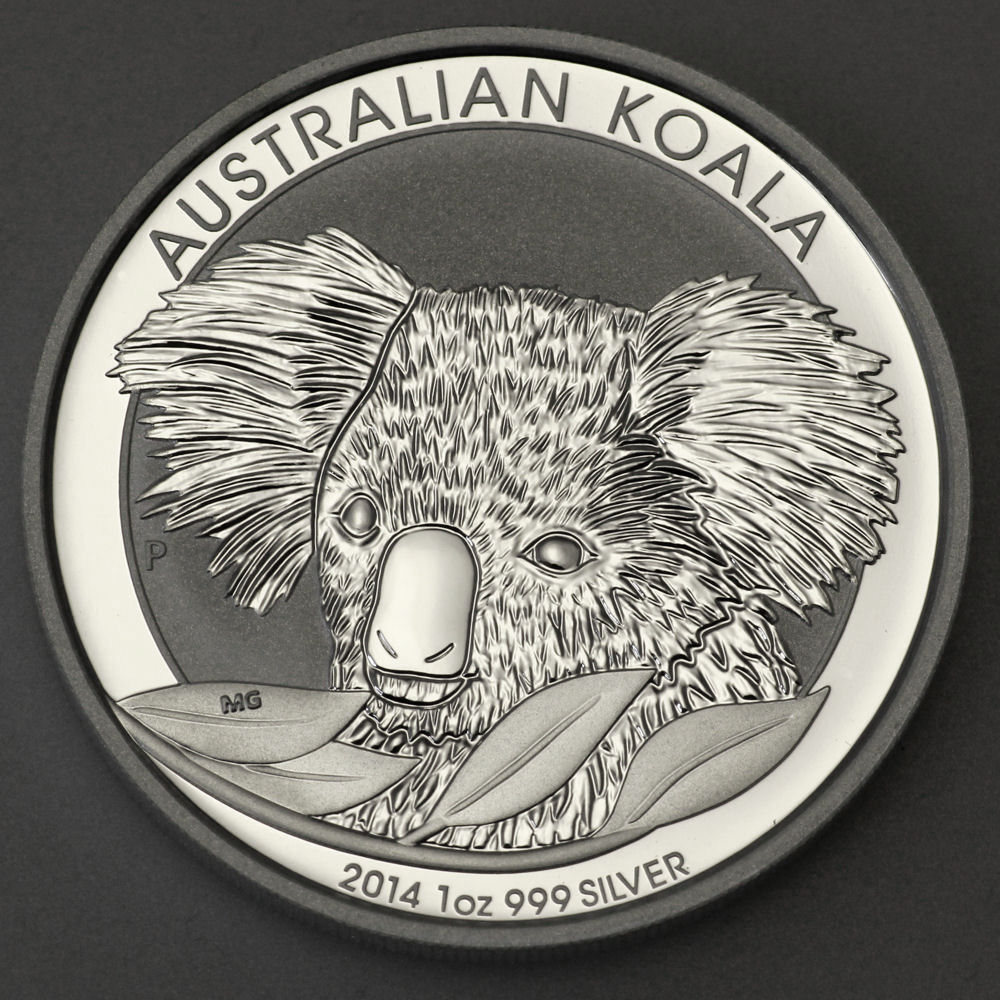 Silbermünze 1oz "Koala" 2014 (Australien) - Hauptansicht