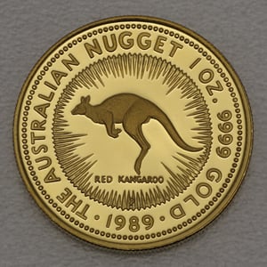 Goldmünze 1oz "Känguru" 1989 (PP) Australian Nugget (Australien) - Hauptansicht