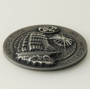 Silbermünze 1oz "Sedov" 2021 (HR/AF) Nautical Ounce diff. (Ruanda) - Miniaturansicht 3