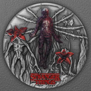 Silbermünze 2oz "Villains" 2026 (AF/koloriert) Stranger Things (Tuvalu) - Hauptansicht