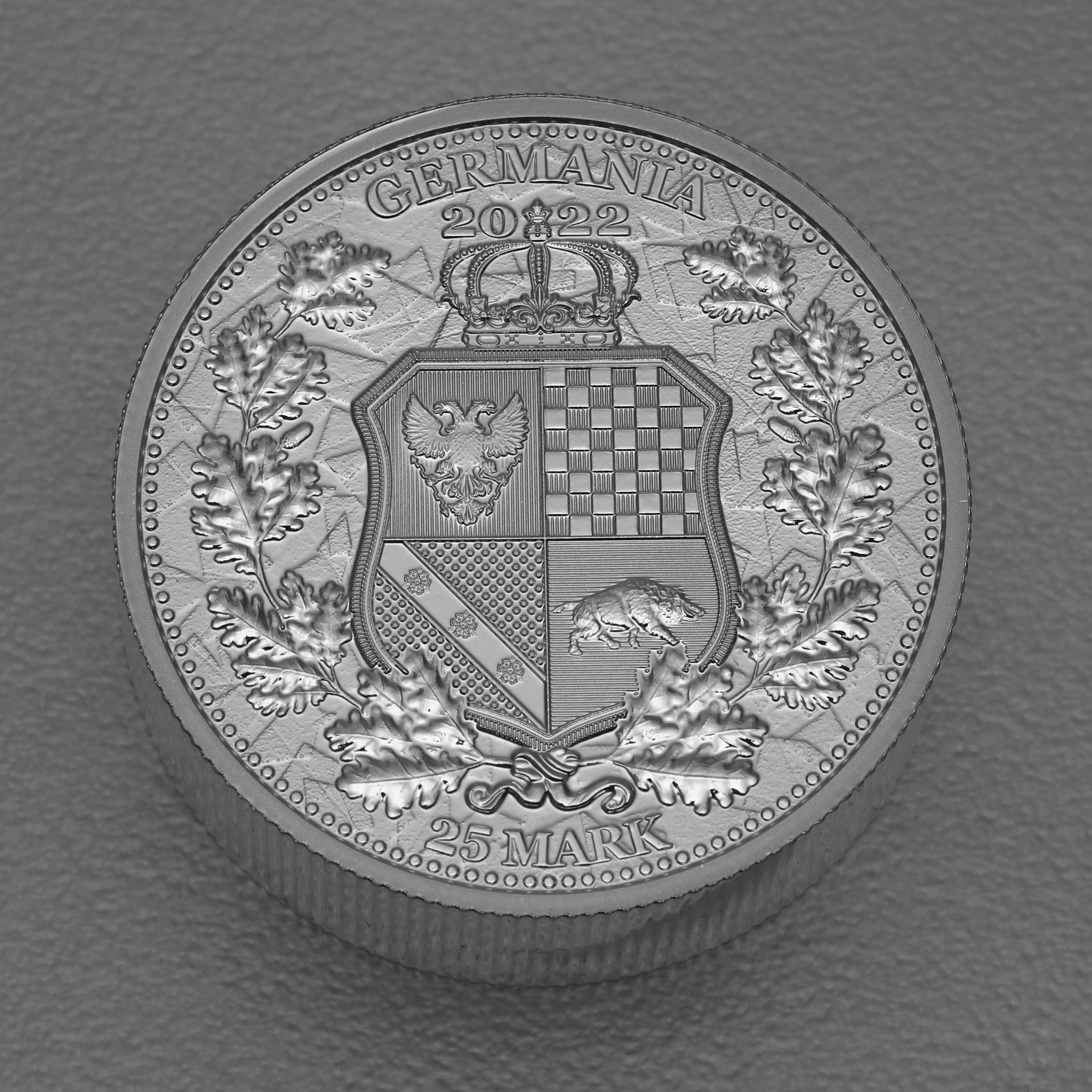 Silbermedaille 5oz "Polonia & Germania" 2022 Allegories (Polen) - Detailansicht 1