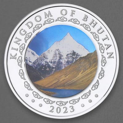 Silbermünze 1oz "Hase" 2023 (PP/HR) Lunar diff. (Bhutan) - Miniaturansicht 2