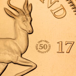 Goldmünze 1oz "Krügerrand" 2017 50. Jubiläum (Südafrika) - Miniaturansicht 3