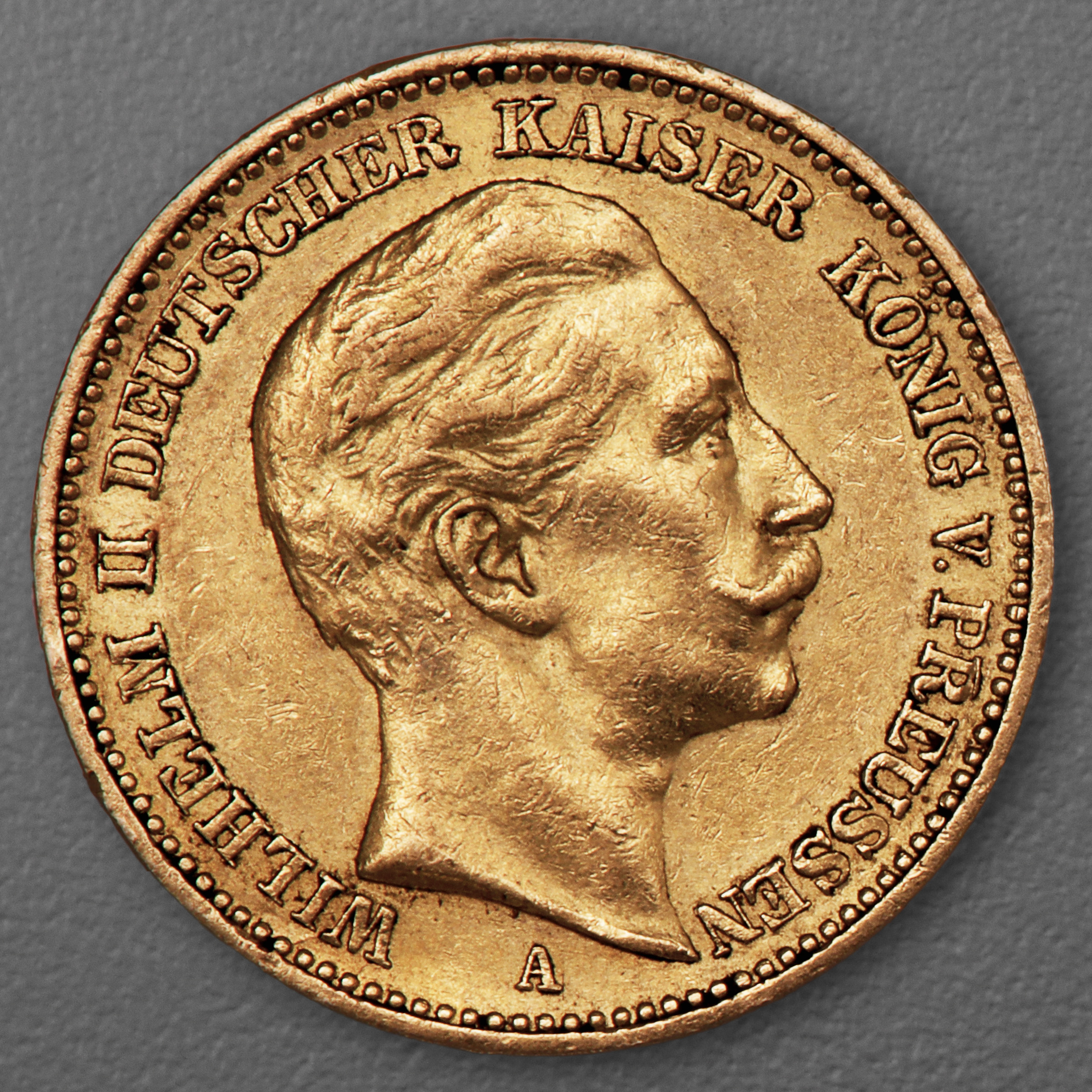 Goldmünze 20 Mark "Wilhelm II." 1899-A J.252 (Preußen) - Hauptansicht