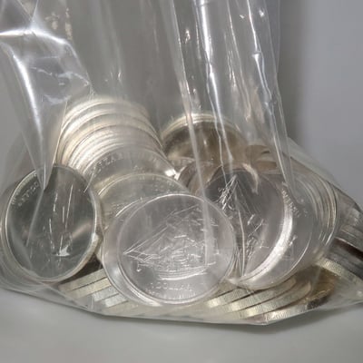 Silbermünze "Cook Islands" (Junk-Bag) 100x 1oz (Cook Islands) - Miniaturansicht 2
