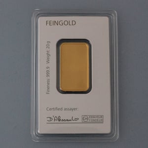 Goldbarren 20g DEGUSSA, im Blister - Miniaturansicht 2